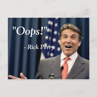 Postal ¡Ups! - Rick Perry