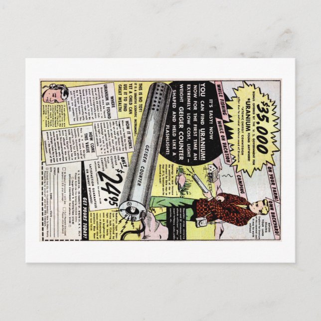 Postal Uranium Detector Advert (Anverso)