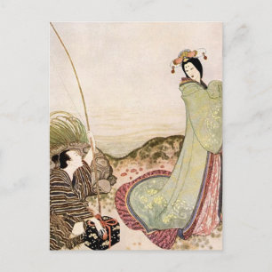 Postal “Urashima Taro” de Edmund Dulac
