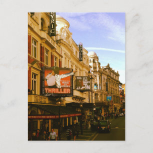 Postal Urban Vintage Downtown Cityscape