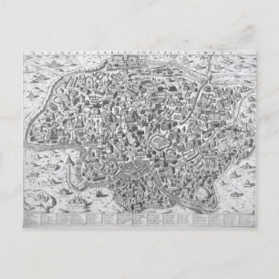 Postal Urbis Perfecta Imago, Mapa de Roma
