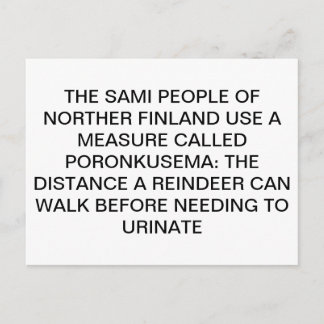 Postal Urinización de renos