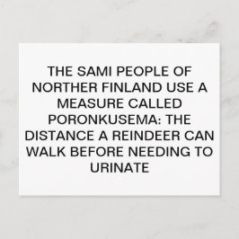 Postal Urinización de renos