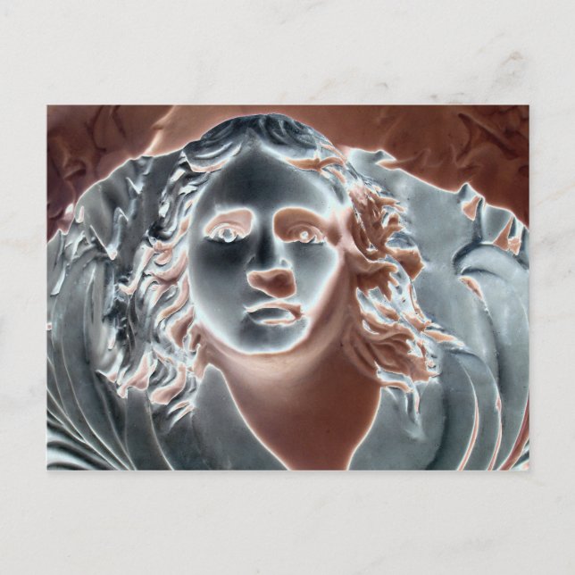 Postal Urn Face Copper Gray Computer Art (Anverso)