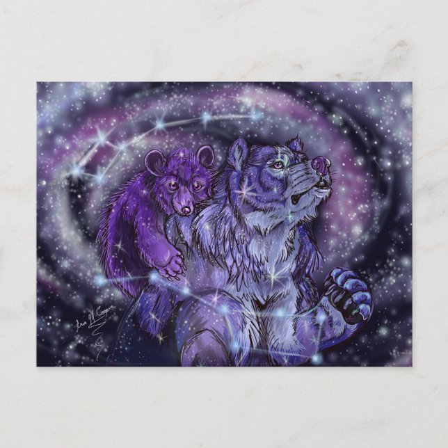 Postal Ursa Menor y Mayor (Anverso)
