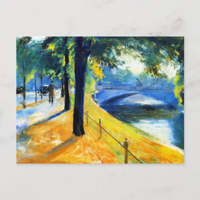 Postal Ury - Puente sobre el canal Landwehr (Anverso)