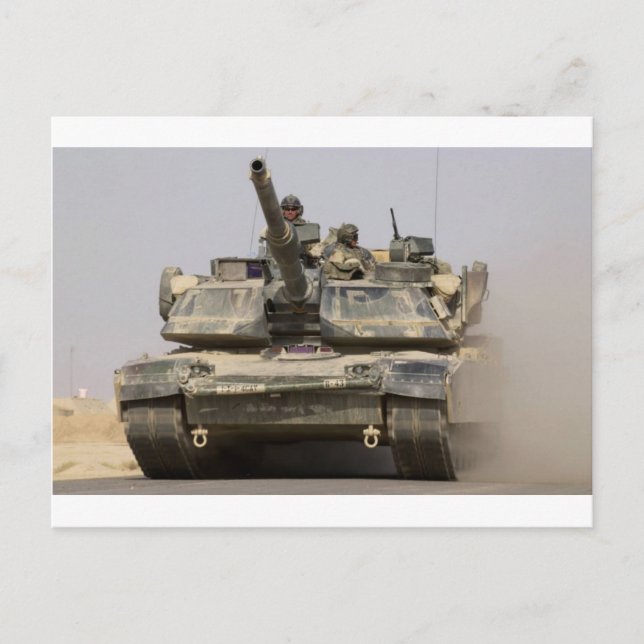 Postal US_Army_M1A1_Abrams_main_batt_tank (Anverso)