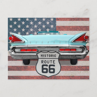 Postal US Route 66 Travel Postcard