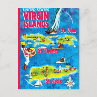 Postal US Virgin Islands Postcard