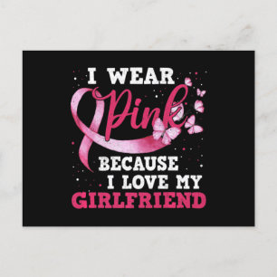 Postal Usa Rosa Amo A Mi Novia Consciente Del Cáncer De M