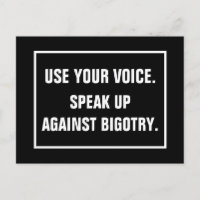 Usa tu voz contra la intolerancia