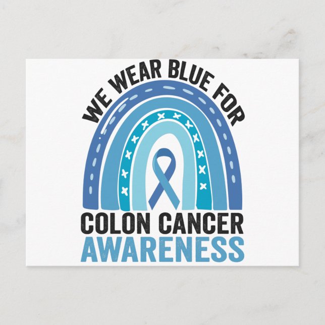 Postal Usamos Azul Para El Regalo De Conciencia Sobre El  (Anverso)