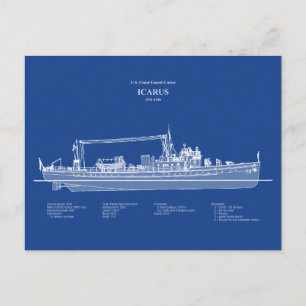 Postal USCG Cutter Icarus wpc-110 - ABD