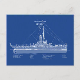 Postal USCG Cutter Modoc wpg-46 - ABD