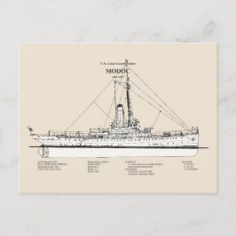 Postal USCG Cutter Modoc wpg-46 - SBD