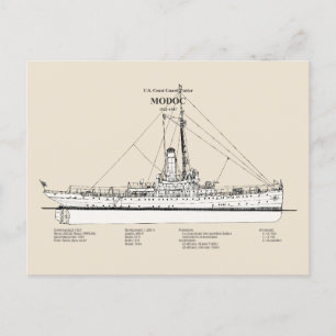 Postal USCG Cutter Modoc wpg-46 - SBD
