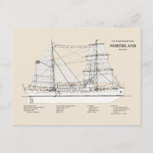 Postal USCG Cutter Northland wpg-49 - SBD