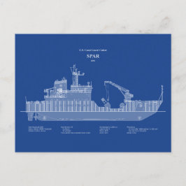 Postal USCG Cutter Spar wlb-206 - ABD