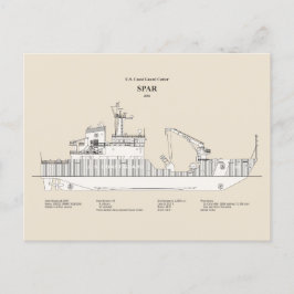 Postal USCG Cutter Spar wlb-206 - SBD