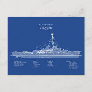 Postal USCG Cutter Spencer wpg-36 - ABD