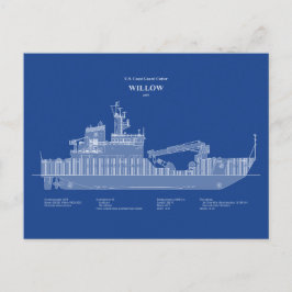 Postal USCG Cutter Willow wlb-202 - ABD