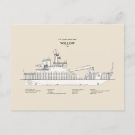 Postal USCG Cutter Willow wlb-202 - SBD