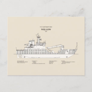 Postal USCG Cutter Willow wlb-202 - SBD
