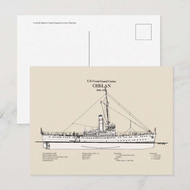 Postal USCGC Chelan - SBD (Anverso / Reverso)