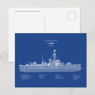 Postal USCGC Cobb wpg-181 - ABD