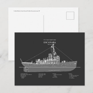 Postal USCGC Escanaba wpc-77 - PD