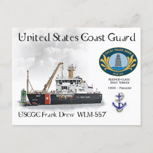Postal USCGC Frank Drew WLM-557 Buoy Tender