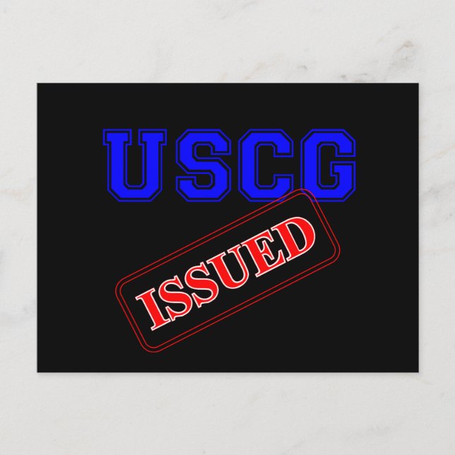 Postal uscgissuedblk (Anverso)