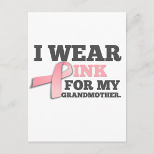 Postal Usé ROPA PARA MI ABUELA Cáncer de Mama