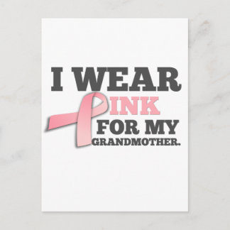 Postal Usé ROPA PARA MI ABUELA Cáncer de Mama