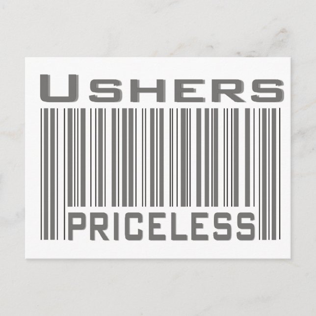 Postal Ushers sin precio (Anverso)