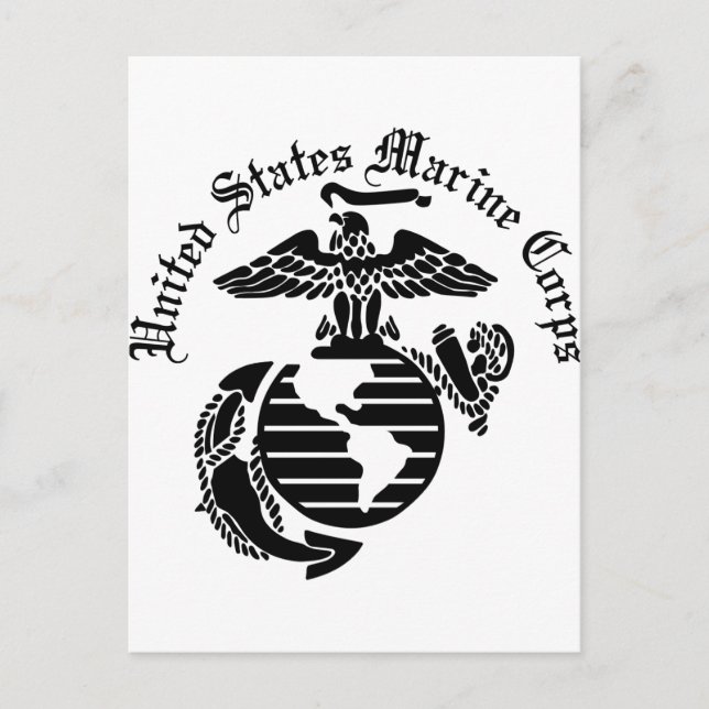 Postal USMC Cuerpo de Marines de los Estados Unidos (Anverso)