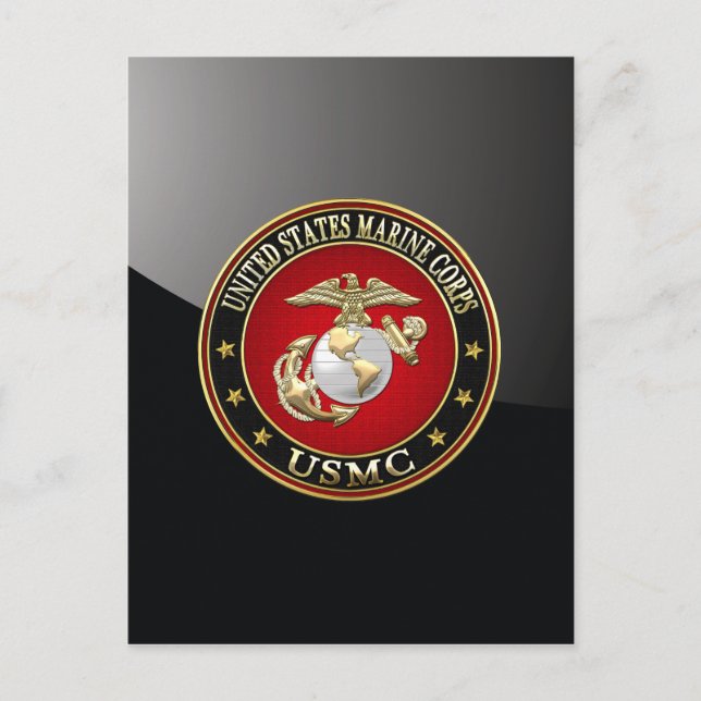 Postal USMC EGA [Edición Especial] [3D] (Anverso)