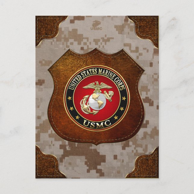 Postal USMC EGA [Edición Especial] [3D] (Anverso)