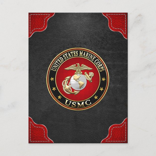 Postal USMC EGA [Edición Especial] [3D] (Anverso)