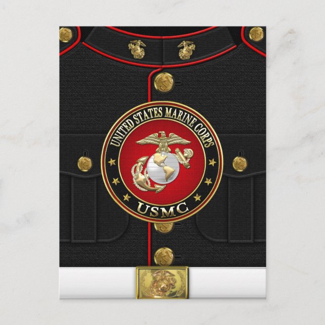 Postal USMC EGA [Edición Especial] [3D] (Anverso)
