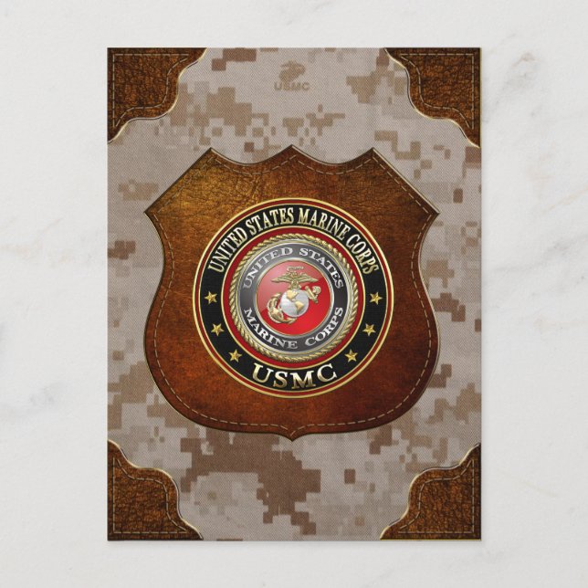 Postal USMC Emblem [Edición Especial] [3D] (Anverso)