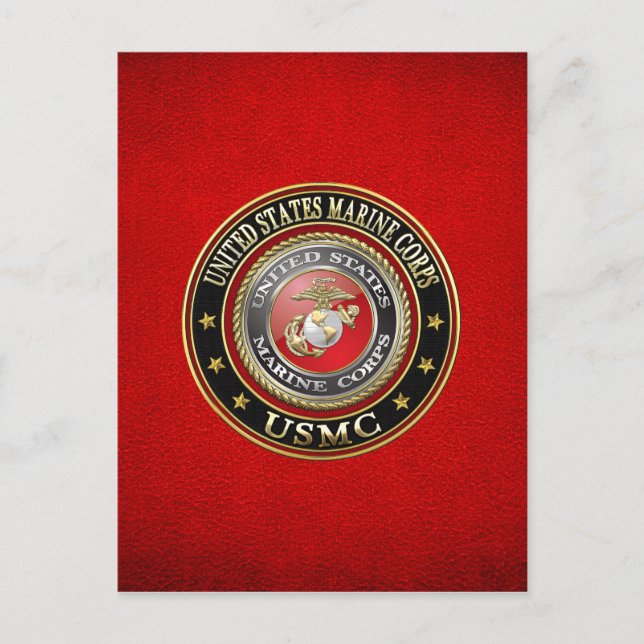 Postal USMC Emblem [Edición Especial] [3D] (Anverso)