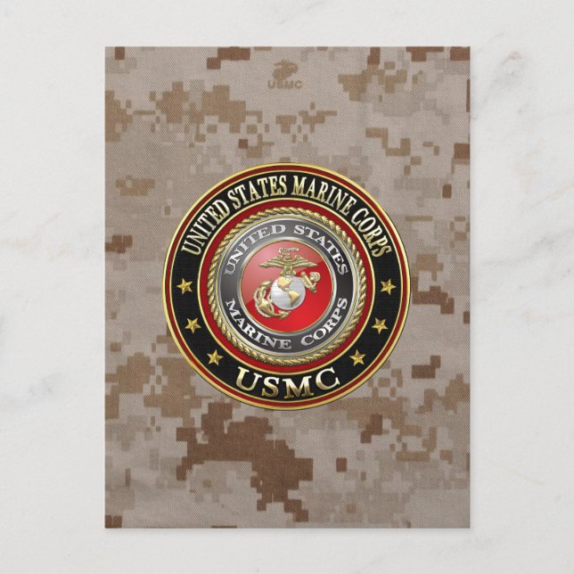 Postal USMC Emblem [Edición Especial] [3D] (Anverso)