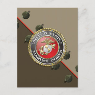Postal USMC Emblem & Uniform [3D]