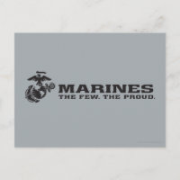 USMC "Los pocos, el orgulloso" logo negro apilado
