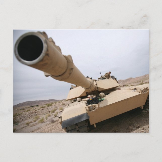 Postal USMC M1 Abrams (Anverso)