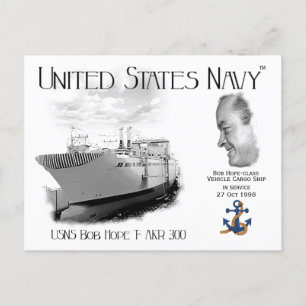 POSTAL USNS BOB HOPE T-AKR 300 CARGA