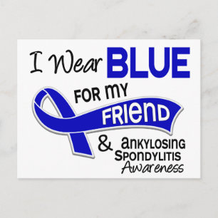 Postal Uso Amigo Azul 42 Espondilitis Anquilosante