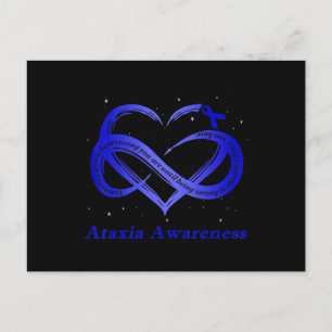 Postal Uso Azul Por Ataxia Awareness Warrior T-Shirt11