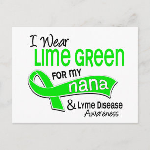 Postal Uso Enfermedad De Lime Green 42 Nana Lyme